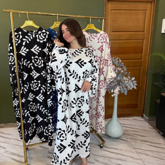 Robe OVER SIZE  En LIN (BKH02)