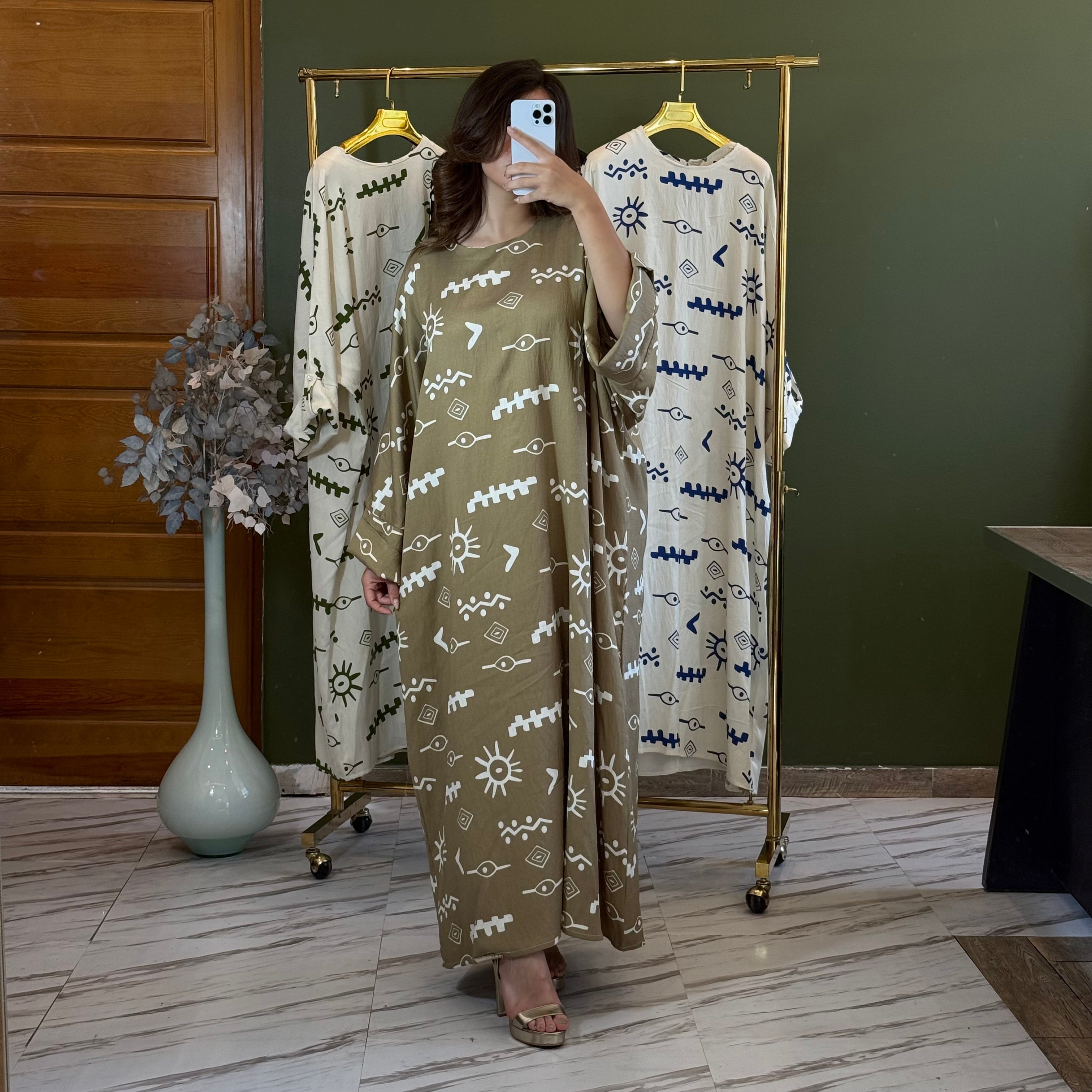 Robe OVER SIZE  En LIN (BKH03)