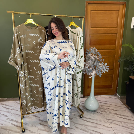 Robe OVER SIZE  En LIN (BKH03)